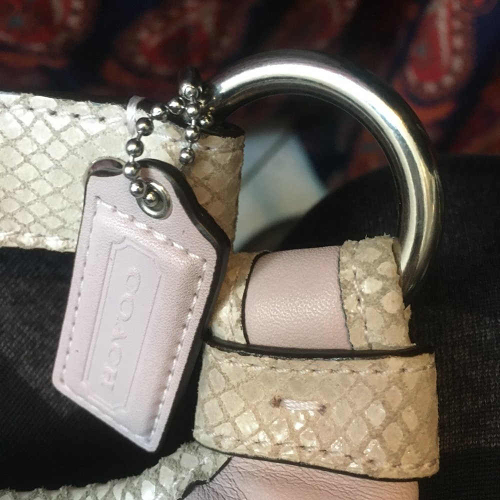 Coach Light Pink Leather Crossbody Bag - Picture 13 of 13